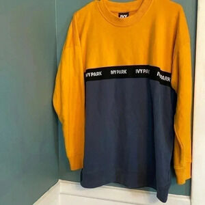 Ivy Park blue and yellow sweatshirt- size medium - good condition
